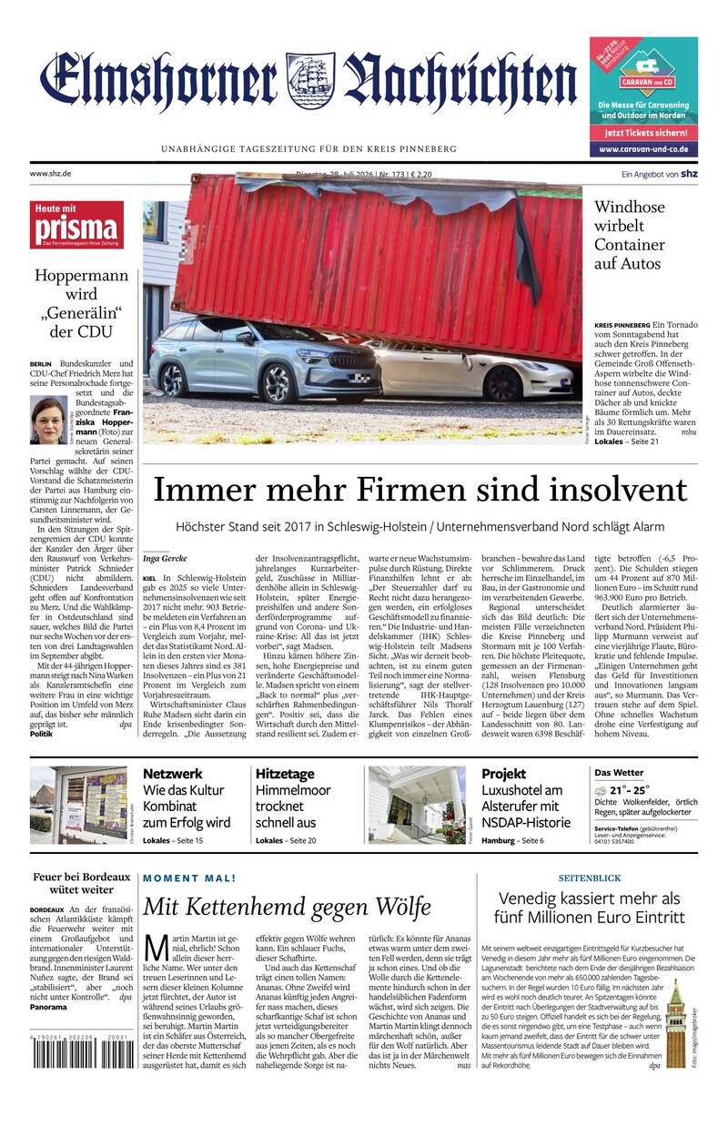 Elmshorner Nachrichten - 28.07.2026