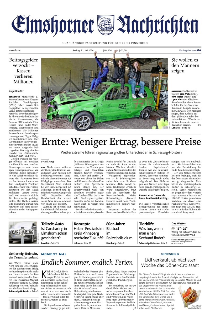 Elmshorner Nachrichten - 31.07.2026