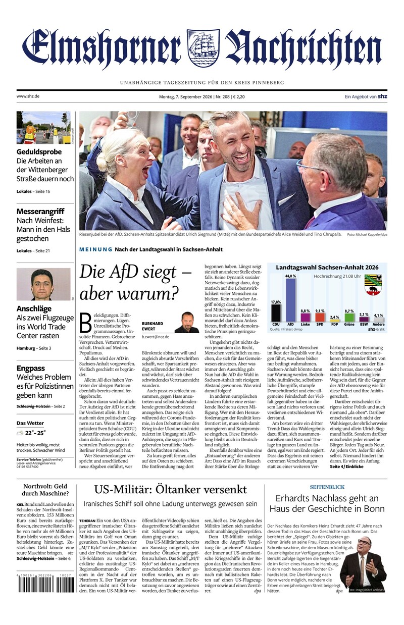 Elmshorner Nachrichten - 07.09.2026