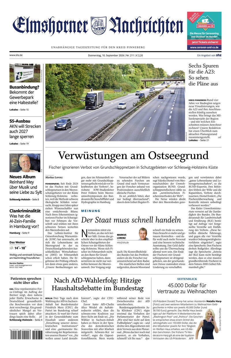 Elmshorner Nachrichten - 10.09.2026