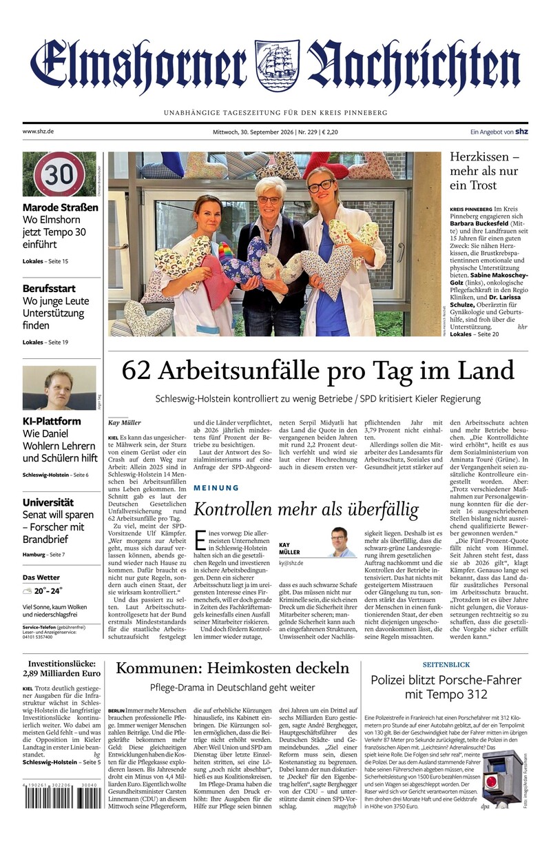 Elmshorner Nachrichten - 30.09.2026