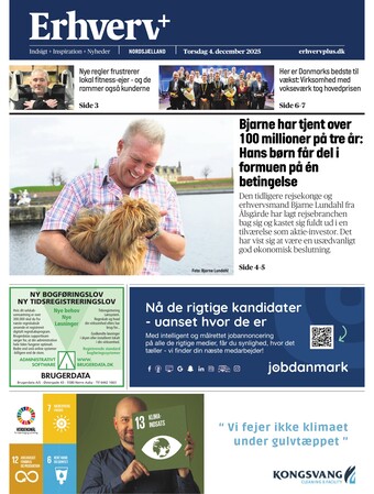 læs Erhverv+ Nordsjælland