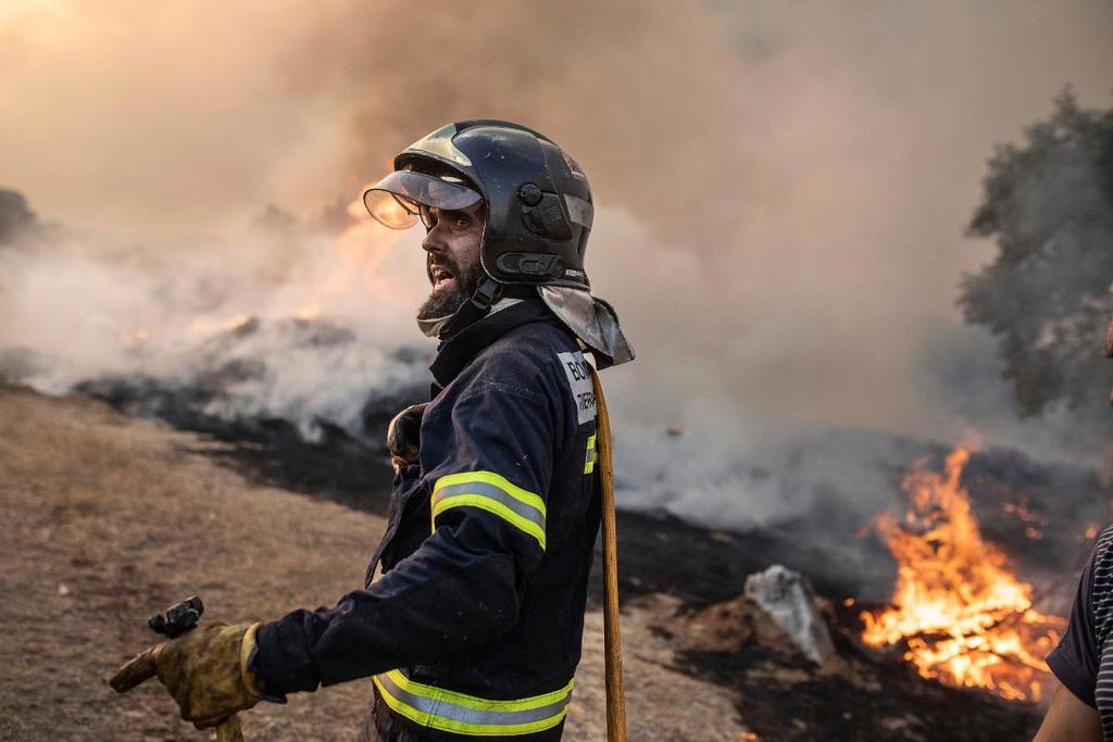 Under förra sommaren härjade omfattande skogsbränder i flera länder i Europa. Här en bild från nordvästra Spanien i mitten av juli. (Bild: Emilio Fraile)