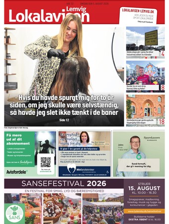 læs LokalAvisen Lemvig