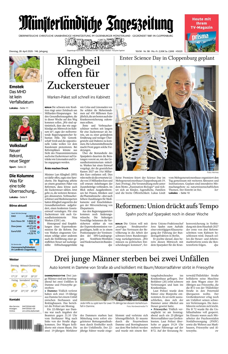 Münsterländische Tageszeitung - 28.04.2026