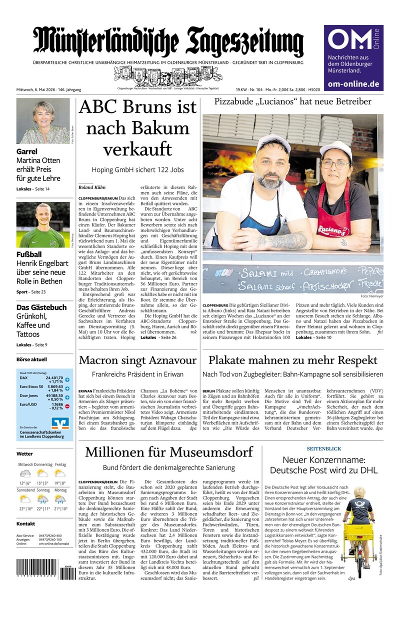 Münsterländische Tageszeitung - 06.05.2026