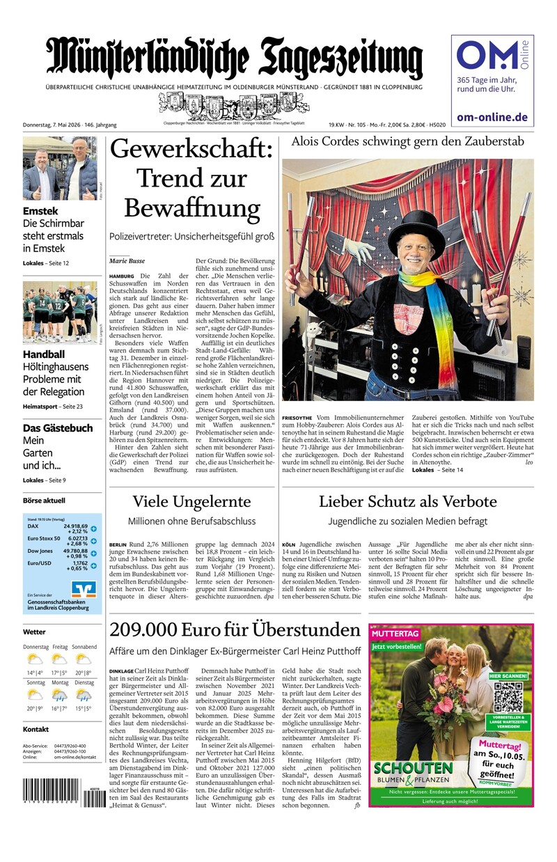 Münsterländische Tageszeitung - 07.05.2026