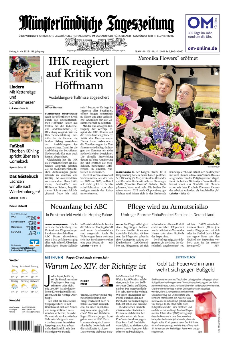 Münsterländische Tageszeitung - 08.05.2026
