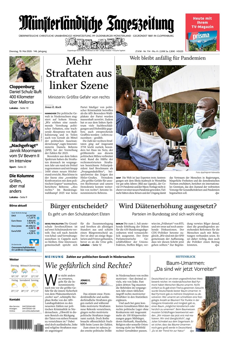 Münsterländische Tageszeitung - 19.05.2026