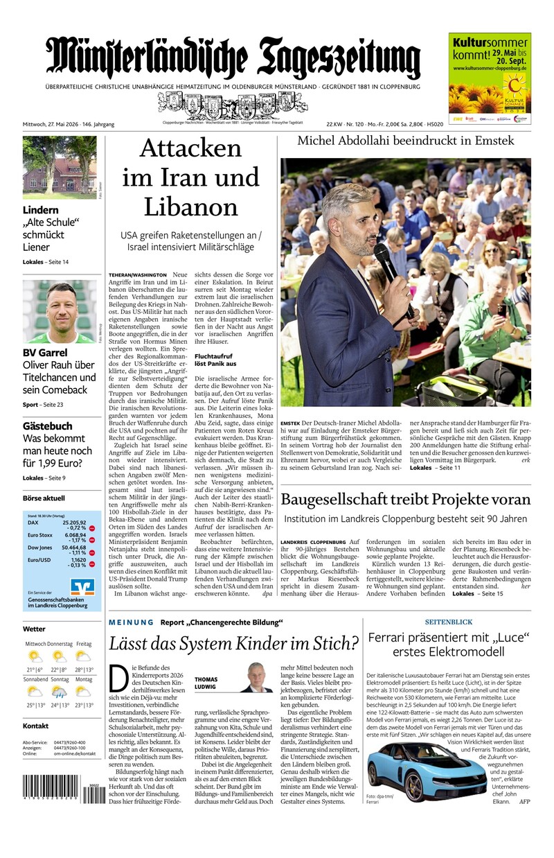 Münsterländische Tageszeitung - 27.05.2026