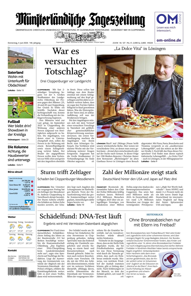 Münsterländische Tageszeitung - 04.06.2026