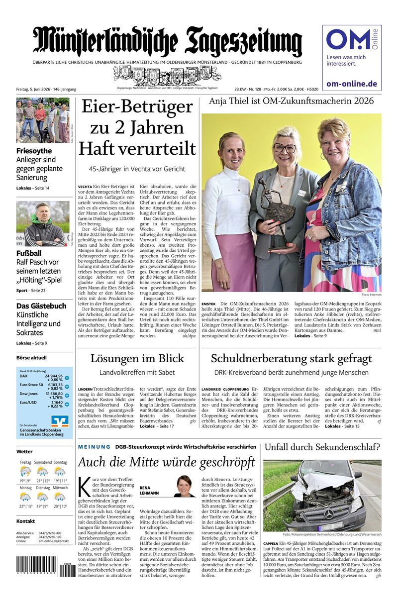 Münsterländische Tageszeitung - 05.06.2026