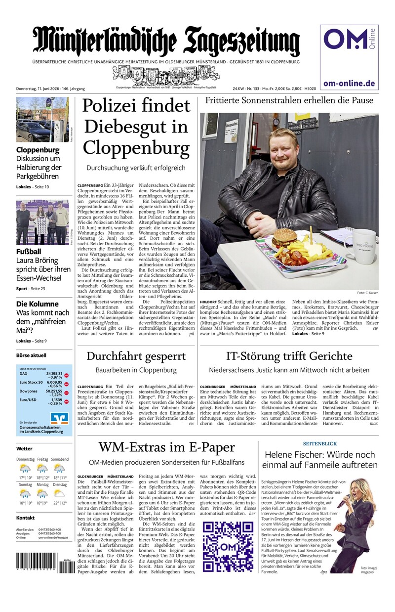 Münsterländische Tageszeitung - 11.06.2026