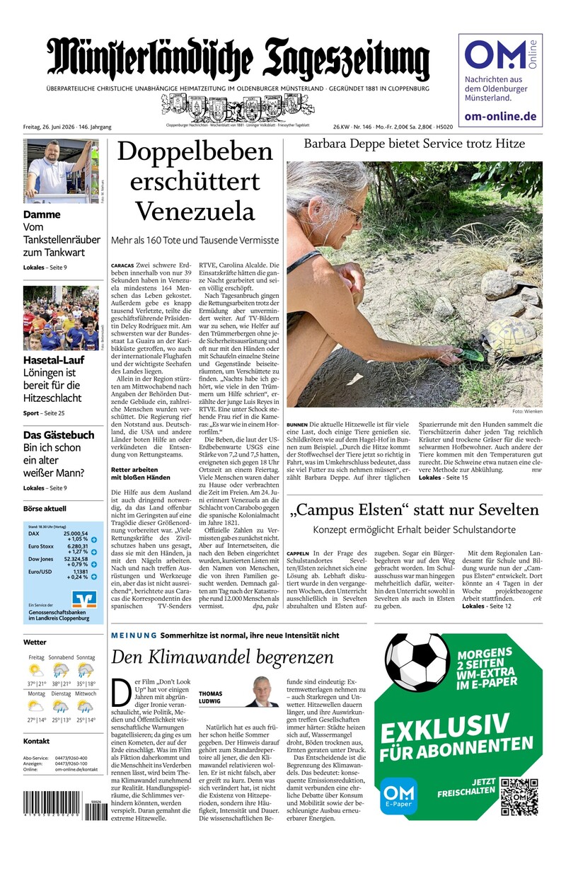 Münsterländische Tageszeitung - 26.06.2026