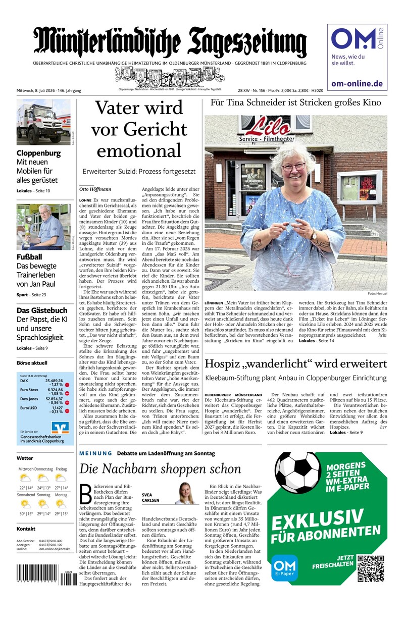 Münsterländische Tageszeitung - 08.07.2026