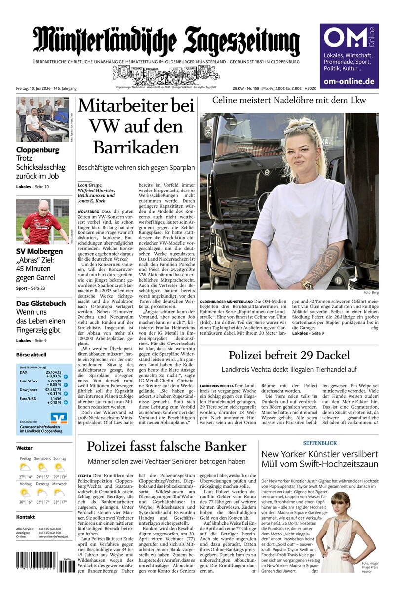 Münsterländische Tageszeitung - 10.07.2026