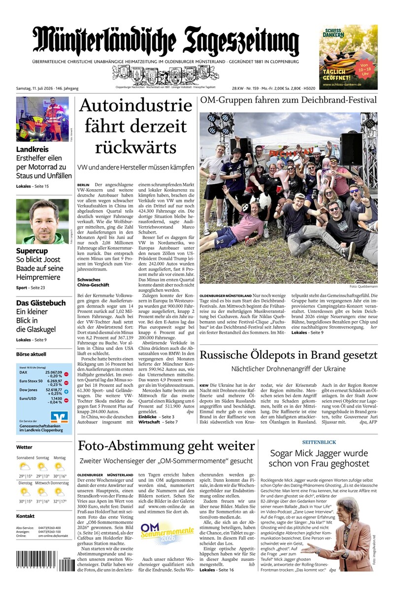 Münsterländische Tageszeitung - 11.07.2026