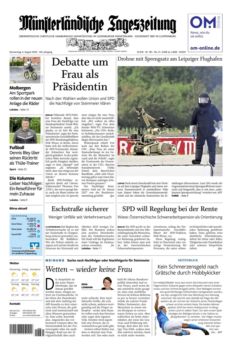 Münsterländische Tageszeitung - 06.08.2026