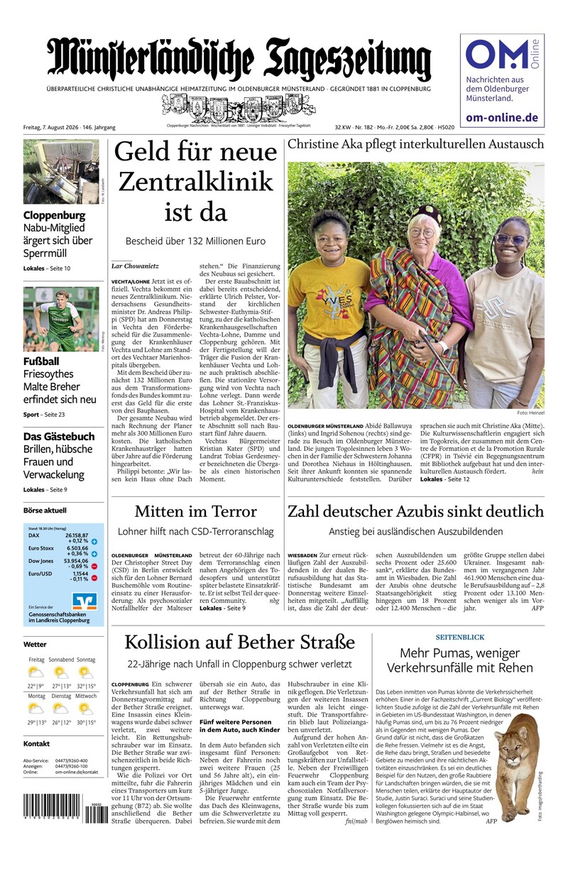 Münsterländische Tageszeitung - 07.08.2026