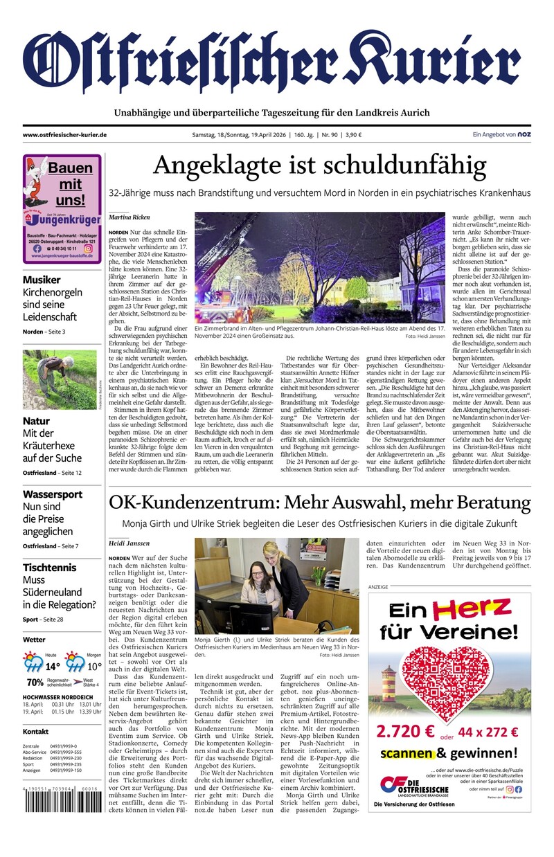 Ostfriesischer Kurier - 18.04.2026