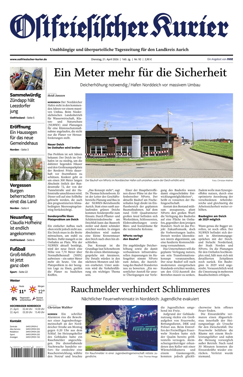 Ostfriesischer Kurier - 21.04.2026