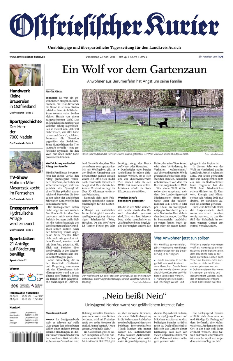 Ostfriesischer Kurier - 23.04.2026