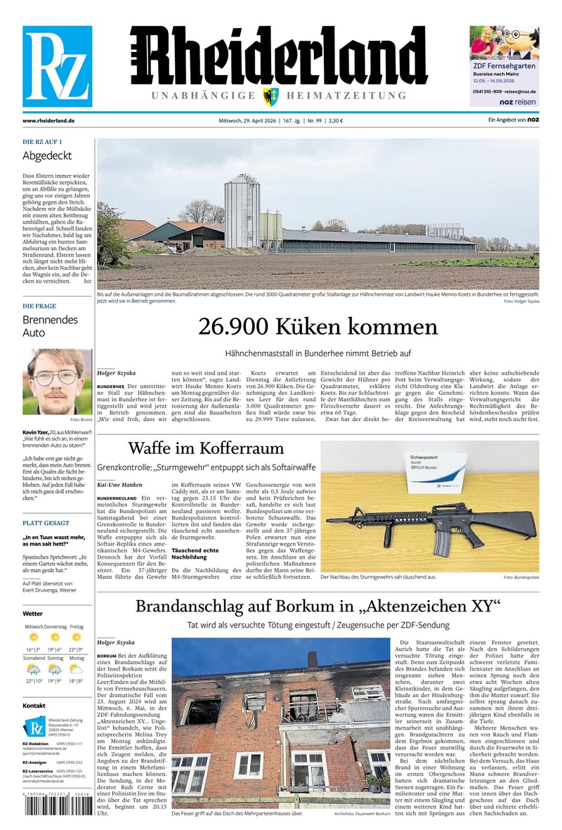 Rheiderland Zeitung - 29.04.2026