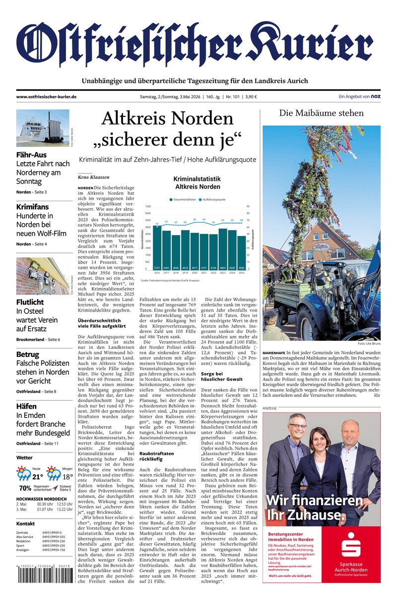 Ostfriesischer Kurier - 02.05.2026