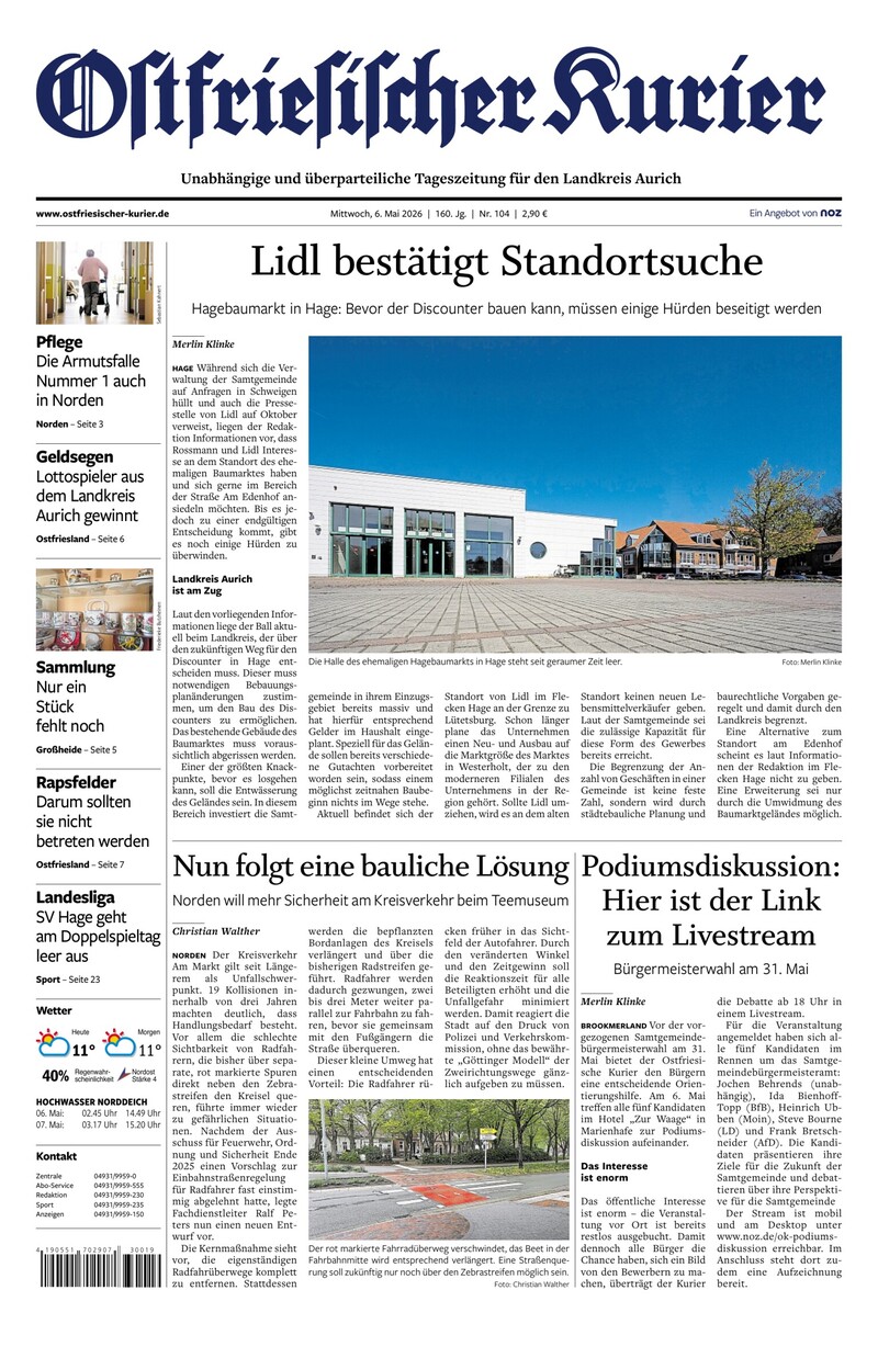 Ostfriesischer Kurier - 06.05.2026