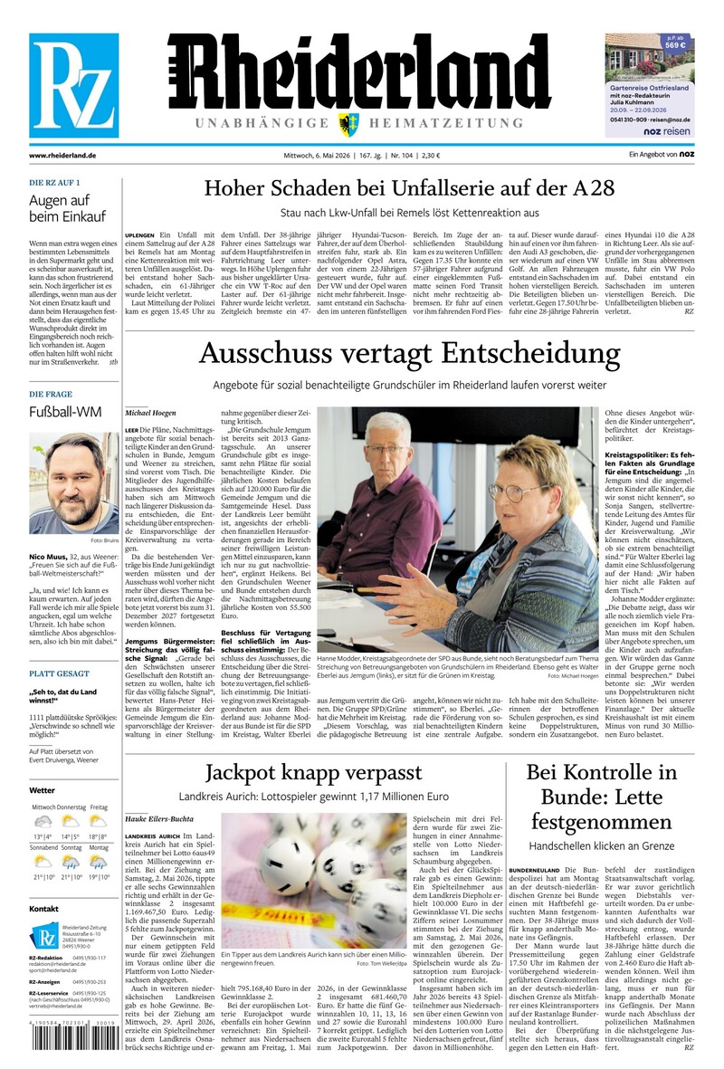 Rheiderland Zeitung - 06.05.2026