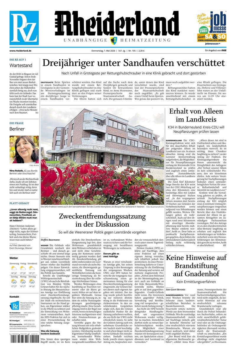 Rheiderland Zeitung - 07.05.2026