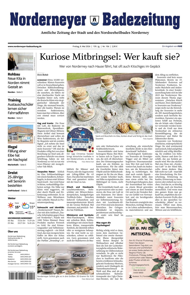 Norderneyer Badezeitung - 08.05.2026