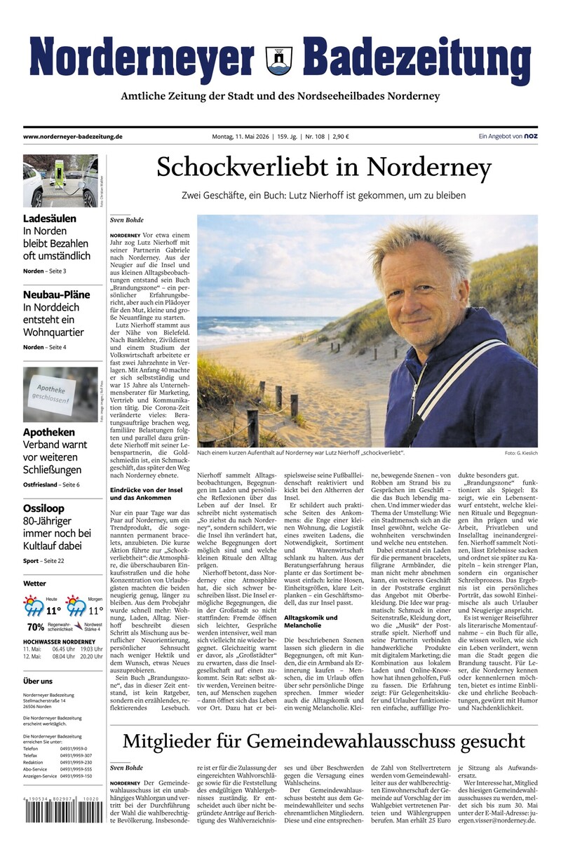 Norderneyer Badezeitung - 11.05.2026
