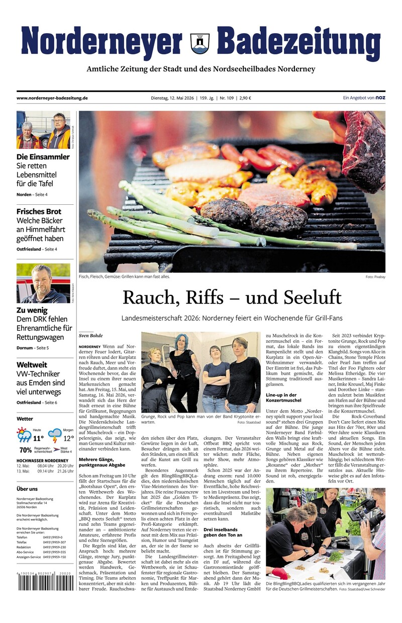 Norderneyer Badezeitung - 12.05.2026