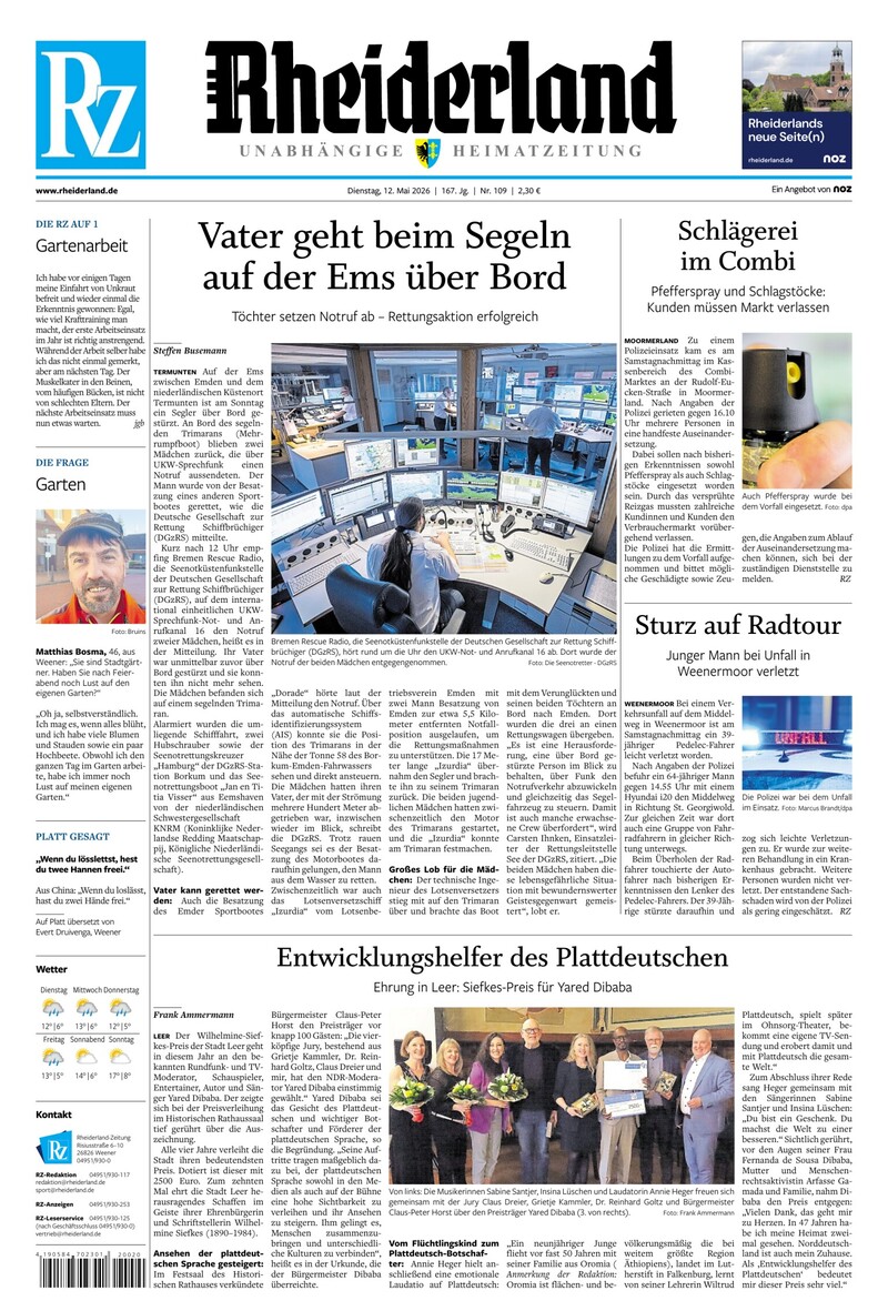 Rheiderland Zeitung - 12.05.2026
