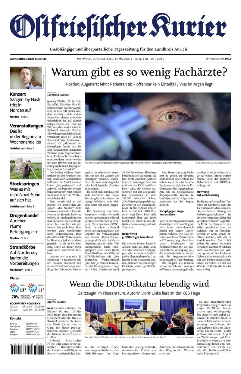 Ostfriesischer Kurier - 13.05.2026