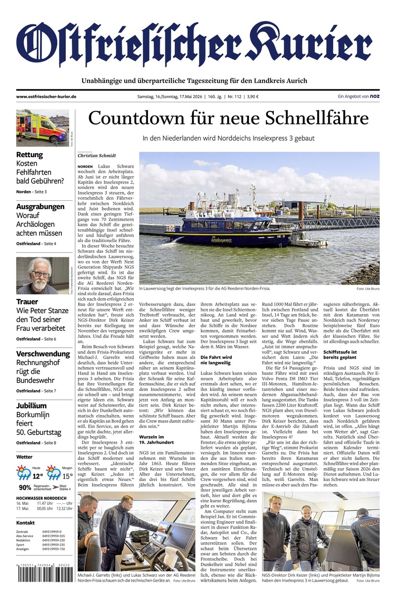 Ostfriesischer Kurier - 16.05.2026