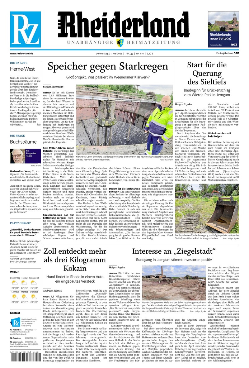 Rheiderland Zeitung - 21.05.2026