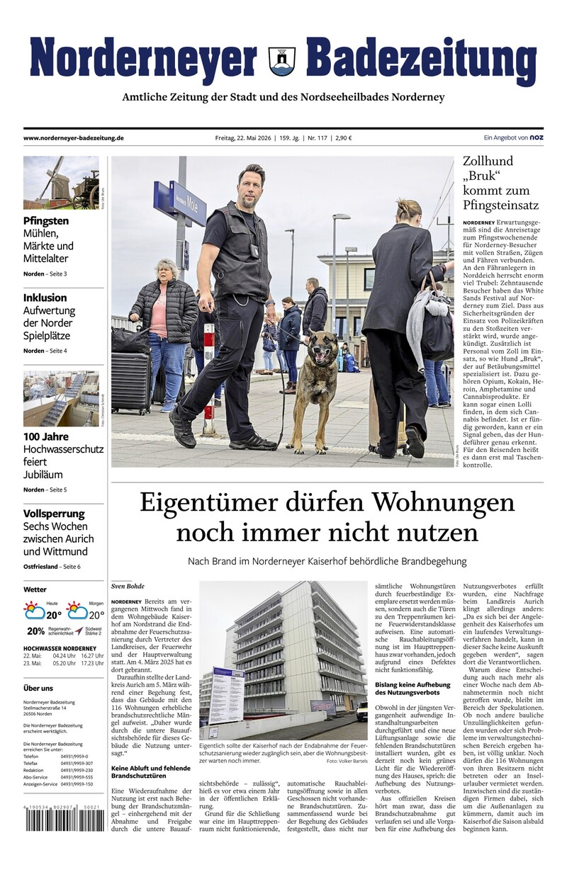 Norderneyer Badezeitung - 22.05.2026