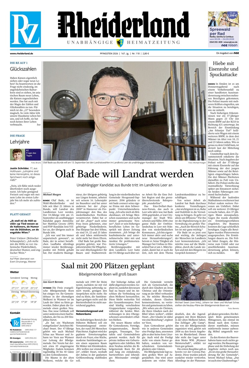 Rheiderland Zeitung - 23.05.2026