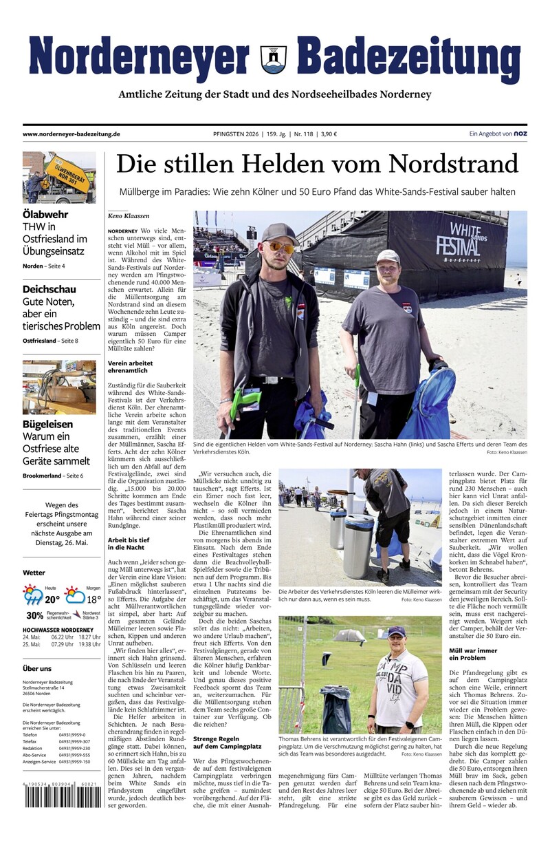 Norderneyer Badezeitung - 23.05.2026