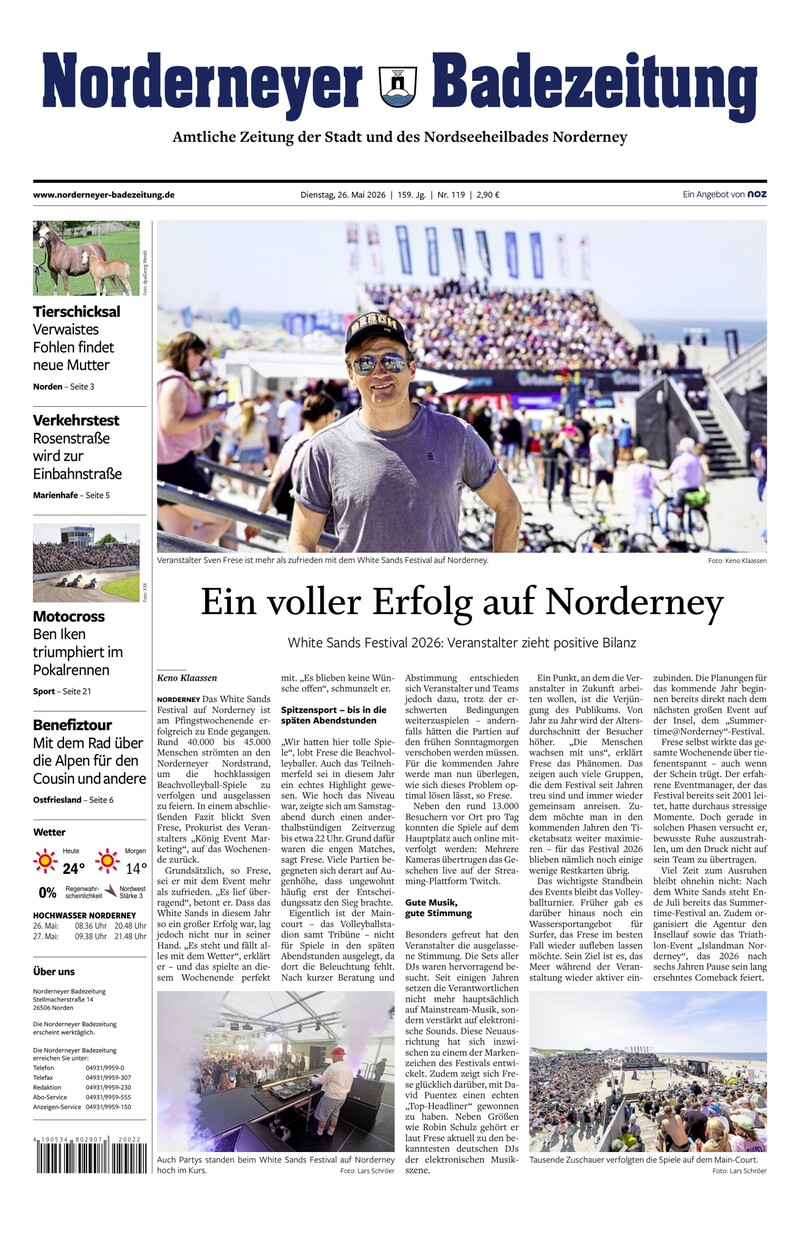 Norderneyer Badezeitung - 26.05.2026