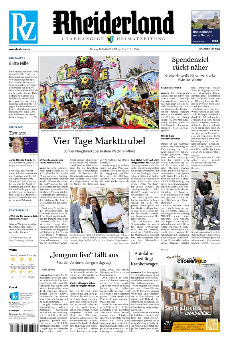 Rheiderland Zeitung - 26.05.2026