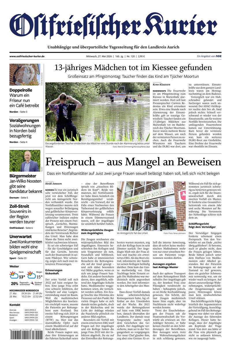 Ostfriesischer Kurier - 27.05.2026