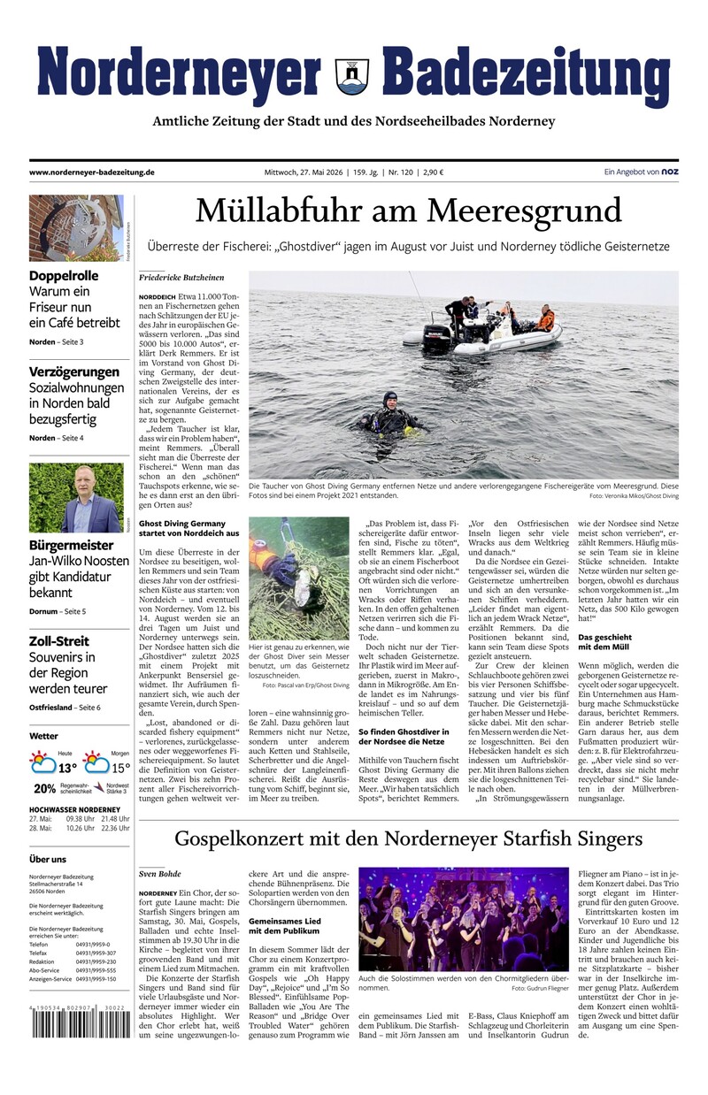 Norderneyer Badezeitung - 27.05.2026