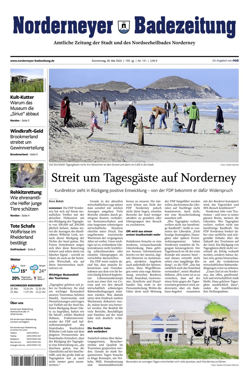 Norderneyer Badezeitung - 28.05.2026