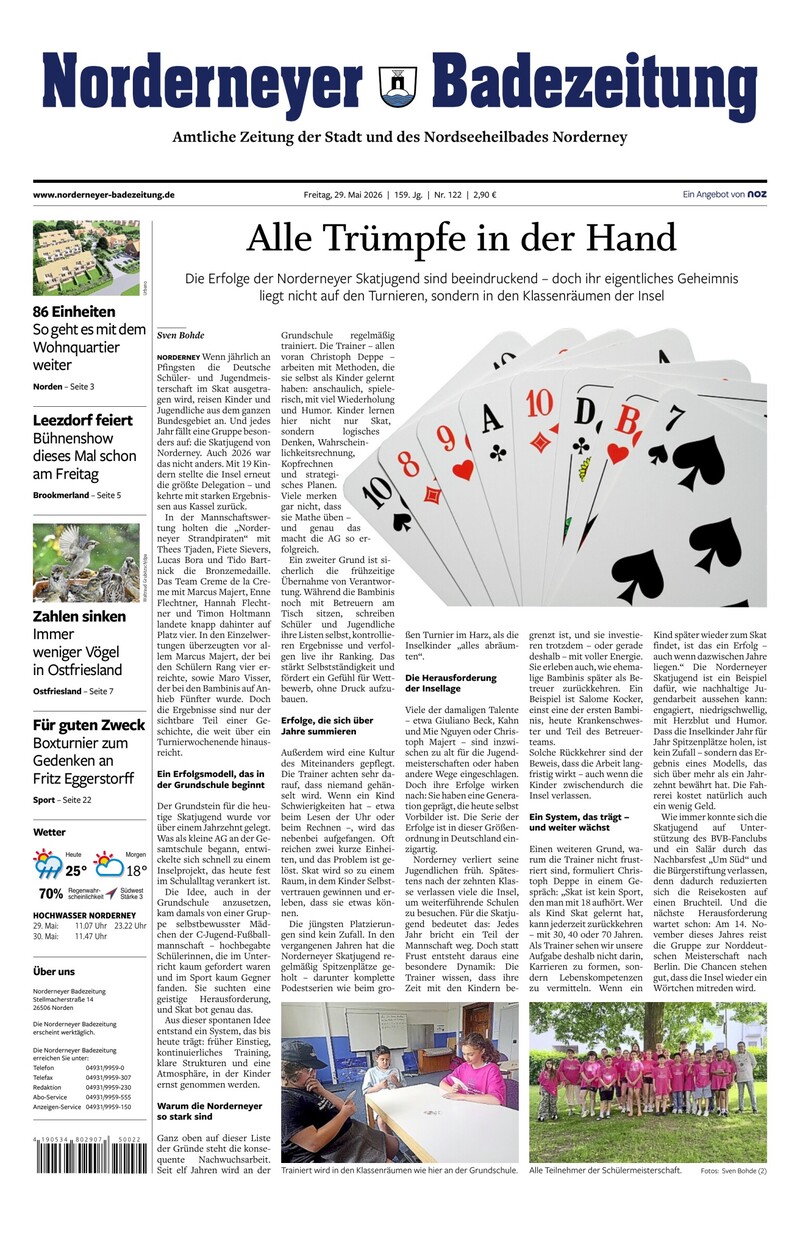 Norderneyer Badezeitung - 29.05.2026