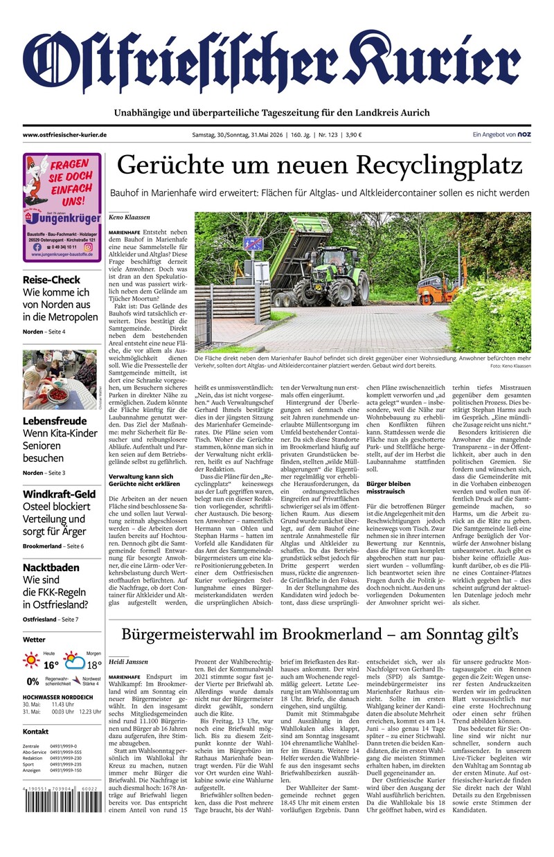 Ostfriesischer Kurier - 30.05.2026