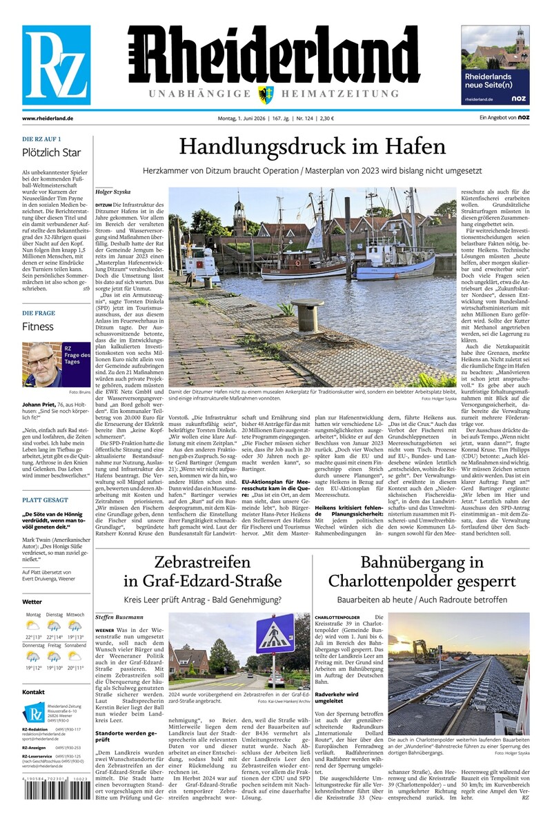 Rheiderland Zeitung - 01.06.2026