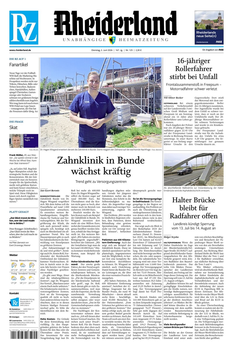 Rheiderland Zeitung - 02.06.2026